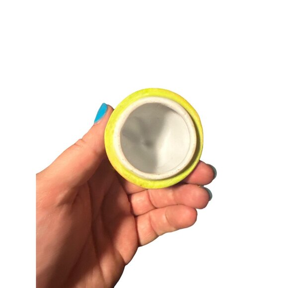 Vintage Pear-Shaped Ceramic Trinket Box candle With Lid - Picture 3 of 5